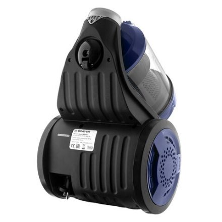 Пылесос BRAYER BR4203 с контейнером "циклон", 2000 Вт, мощность всасывания 380 Вт, черный/синий Пылесос BRAYER BR4203 с контейнером "циклон", 2000 Вт, мощность всасывания 380 Вт, черный/синий