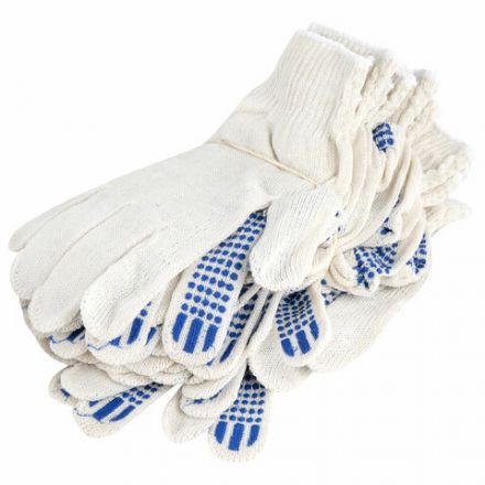 Перчатки хлопчатобумажные эконом, КОМПЛЕКТ 100 пар, 10 класс, 26-28 г, 83 текс, С ПВХ, LAIMA ЭКОНОМ, БЕЛЫЕ, 608680 Перчатки хлопчатобумажные эконом, КОМПЛЕКТ 100 пар, 10 класс, 26-28 г, 83 текс, С ПВХ, LAIMA ЭКОНОМ, БЕЛЫЕ, 608680