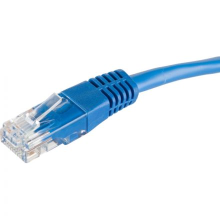 Патч-корд BigTech OPCC015 UTP CCA кат.5e/2м/литой/многожильный (синий)