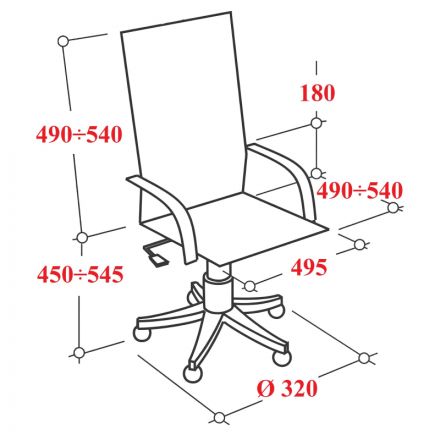Кресло BN_Zm_EChair-600 MC сетка, черный Кресло BN_Zm_EChair-600 MC сетка, черный