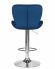 Стул барный DOBRIN BARNY, синий велюр (MJ9-117) Стул барный DOBRIN BARNY, синий велюр (MJ9-117)