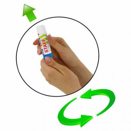 Клей-карандаш STAFF "EVERYDAY", 15 г, 221132 Клей-карандаш STAFF "EVERYDAY", 15 г, 221132