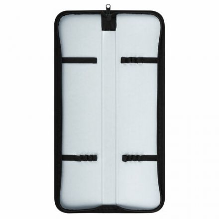 Пенал-тубус для кистей на молнии, кожзам, размер 380х90 мм, черный, ФК-3, 84031