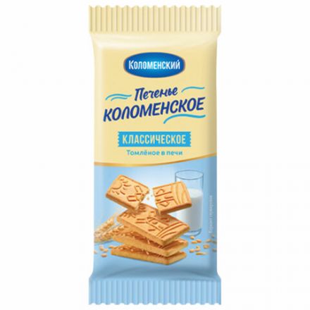 Печенье сахарное классическое КОЛОМЕНСКОЕ, 30 шт. по 30 г, в шоубоксе Печенье сахарное классическое КОЛОМЕНСКОЕ, 30 шт. по 30 г, в шоубоксе