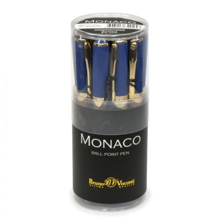 Ручка шариковая неавтоматическая MONACO тем-син.корп,0,5мм синяя 20-0125/07