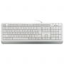 Клавиатура проводная A4TECH Fstyler FK10, USB, 104 кнопки, белая, 1147536