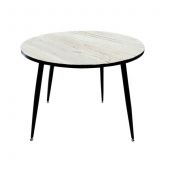 Стол обеденный "Винтерберг" круглый 100см, ЛДСП 22мм + пластик, , опоры металл Стол обеденный "Винтерберг" круглый 100см, ЛДСП 22мм + пластик, , опоры металл