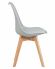Стул обеденный DOBRIN JERRY SOFT, ножки светлый бук, цвет сиденья светло-серый (GR-01) Стул обеденный DOBRIN JERRY SOFT, ножки светлый бук, цвет сиденья светло-серый (GR-01)