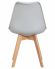 Стул обеденный DOBRIN JERRY SOFT, ножки светлый бук, цвет сиденья светло-серый (GR-01) Стул обеденный DOBRIN JERRY SOFT, ножки светлый бук, цвет сиденья светло-серый (GR-01)
