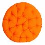 Матрац для кресла Папасан/Papasan (23/01) ткань, оранжевый, с 23, 125х125х15см