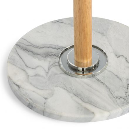 Вешалка Hanami (mod. GH-8617) дерево/хром/мрамор, White (Белый) / Natural (натуральный), 37x37x175см Вешалка Hanami (mod. GH-8617) дерево/хром/мрамор, White (Белый) / Natural (натуральный), 37x37x175см