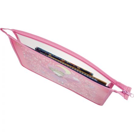 Папка для тетрадей №1School Фея А4 на молнии,пластик,ПТ-813