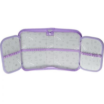 Пенал Комус класс Uniland, 1 секц., 2 отк. блока, 210x130x35мм,ткань Пенал Комус класс Uniland, 1 секц., 2 отк. блока, 210x130x35мм,ткань