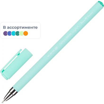 Ручка гелевая неавтоматическая SimpleWrite ZEFIR 0,5мм черная,в асс 20-0294 Ручка гелевая неавтоматическая SimpleWrite ZEFIR 0,5мм черная,в асс 20-0294