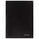 Папка на 2 кольцах BRAUBERG "Office", 21 мм, черная, до 120 листов, 0,5 мм, 221612