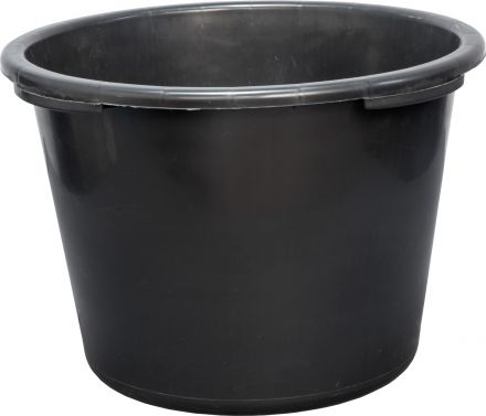 Емкость 45л. строительная, круглая, без крышки цв. чёрный