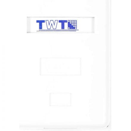 Розетка настенная TWT TWT-SM1-45-WH 1 порт RJ-45 кат. 5е, UTP, белая Розетка настенная TWT TWT-SM1-45-WH 1 порт RJ-45 кат. 5е, UTP, белая