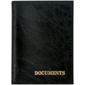 Обложка для автодокументов OfficeSpace экокожа, черный Обложка для автодокументов OfficeSpace экокожа, черный