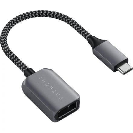 Кабель адаптер Satechi USB-C to USB 3.0. Цвет серый космос Кабель адаптер Satechi USB-C to USB 3.0. Цвет серый космос