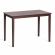 Обеденный комплект эконом Хадсон (стол + 4 стула)/ Hudson Dining Set, дерево гевея/мдф, стол: 110х70х75см / стул: 44х42х89см, cappuccino (темный орех), ткань кор.-зол. (1