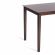 Обеденный комплект эконом Хадсон (стол + 4 стула)/ Hudson Dining Set, дерево гевея/мдф, стол: 110х70х75см / стул: 44х42х89см, cappuccino (темный орех), ткань кор.-зол. (1