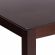 Обеденный комплект эконом Хадсон (стол + 4 стула)/ Hudson Dining Set, дерево гевея/мдф, стол: 110х70х75см / стул: 44х42х89см, cappuccino (темный орех), ткань кор.-зол. (1