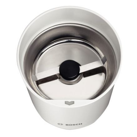 Кофемолка BOSCH TSM6A011W/MKM6000, мощность 180 Вт, вместимость 75 г, пластик, белая Кофемолка BOSCH TSM6A011W/MKM6000, мощность 180 Вт, вместимость 75 г, пластик, белая