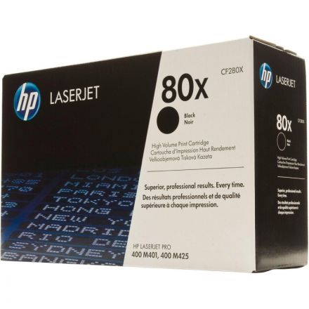 Картридж лазерный HP 80X CF280X черный оригинальный повышенной емкости Картридж лазерный HP 80X CF280X черный оригинальный повышенной емкости