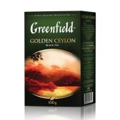 Чай листовой GREENFIELD "Golden Ceylon ОРА" черный цейлонский крупнолистовой 100 г, 0351 Чай листовой GREENFIELD "Golden Ceylon ОРА" черный цейлонский крупнолистовой 100 г, 0351