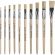 Кисть набор 10 шт.№1School ColorPics щетина №2-20