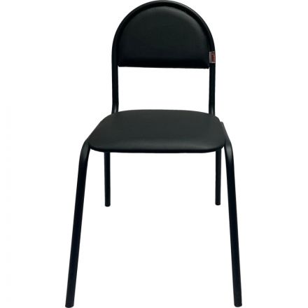 Стул КО_Echair 00С Серна каркас черный, к/з черный 201 Стул КО_Echair 00С Серна каркас черный, к/з черный 201