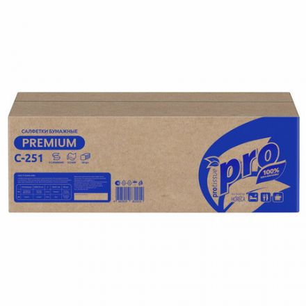 Салфетки 200 шт. PROtissue (Система N4) PREMIUM, 2-слойные, КОМПЛЕКТ 20 шт., 21х16 см, V-сложение, белые, C251 Салфетки 200 шт. PROtissue (Система N4) PREMIUM, 2-слойные, КОМПЛЕКТ 20 шт., 21х16 см, V-сложение, белые, C251