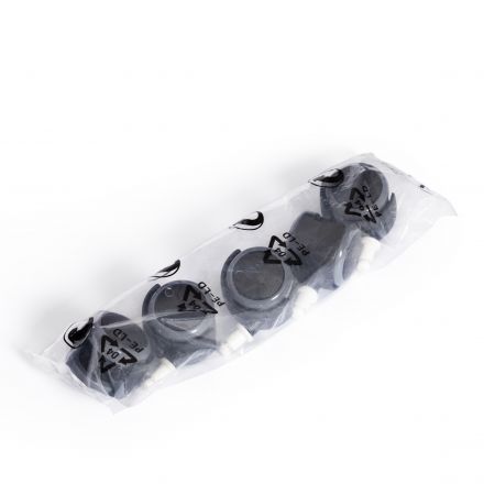 Набор роликов для металл крестовины, ПУ для паркета/ламината, 5 штук, D11 черный Набор роликов для металл крестовины, ПУ для паркета/ламината, 5 штук, D11 черный