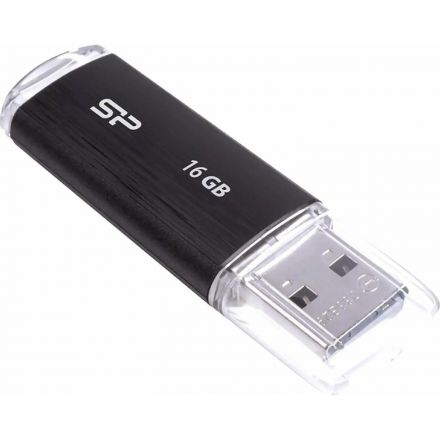 Флеш-память Silicon Power Ultima U02, 16Gb, USB 2.0, чер, SP016GBUF2U02V1K