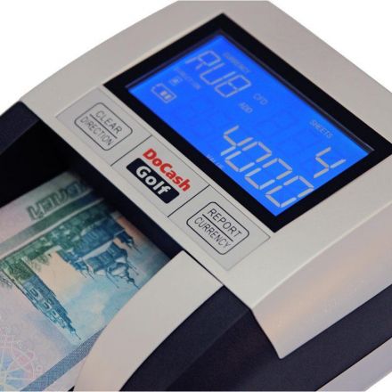 Детектор банкнот автоматический DoCash Golf RUB без АКБ Детектор банкнот автоматический DoCash Golf RUB без АКБ