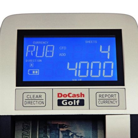 Детектор банкнот автоматический DoCash Golf RUB без АКБ Детектор банкнот автоматический DoCash Golf RUB без АКБ