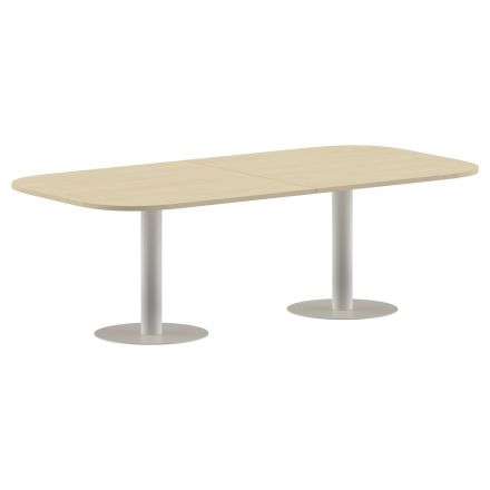 Конференц стол ПРГ-8 Клен*/Белый 2400х1200х750 IMAGO Конференц стол ПРГ-8 Клен*/Белый 2400х1200х750 IMAGO
