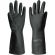 Перчатки защитные АЗРИХИМ КЩС тип-2 из латекса черные (размер 9 ,L)