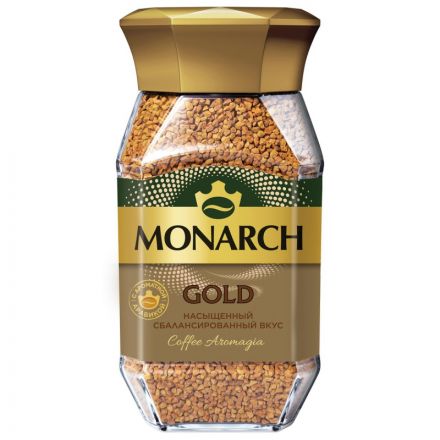 Кофе растворимый сублимированный Monarch Gold, 95гр ст/б Кофе растворимый сублимированный Monarch Gold, 95гр ст/б
