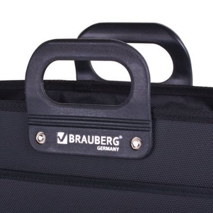 Папка-портфель пластиковая BRAUBERG "ПРЕМЬЕР" А4 (390х315х120 мм) 3 отделения, фактура "бисер", черная, 223082 Папка-портфель пластиковая BRAUBERG "ПРЕМЬЕР" А4 (390х315х120 мм) 3 отделения, фактура "бисер", черная, 223082