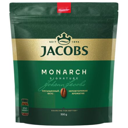 Кофе растворимый MONARCH Original, сублимированный, 500 г, мягкая упаковка, 8052130 Кофе растворимый MONARCH Original, сублимированный, 500 г, мягкая упаковка, 8052130