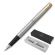 Ручка перьевая PARKER "Jotter Stainless Steel GT", корпус серебристый, позолота, синяя, 2030948 Ручка перьевая PARKER "Jotter Stainless Steel GT", корпус серебристый, позолота, синяя, 2030948