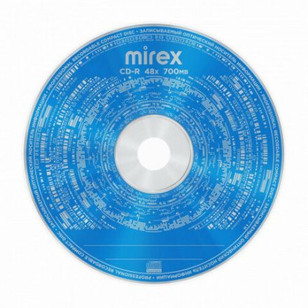 Диск CD-R MIREX, 700 Мб, 48x, бумажный конверт, 1 штука, UL120051A8C Диск CD-R MIREX, 700 Мб, 48x, бумажный конверт, 1 штука, UL120051A8C