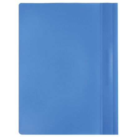 Скоросшиватель пластиковый STAFF, А4, 100/120 мкм, голубой, 229236