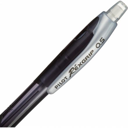 Карандаш механический Pilot H-105 Rex Grip 0.5 мм в черном корпусе с ластиком Карандаш механический Pilot H-105 Rex Grip 0.5 мм в черном корпусе с ластиком