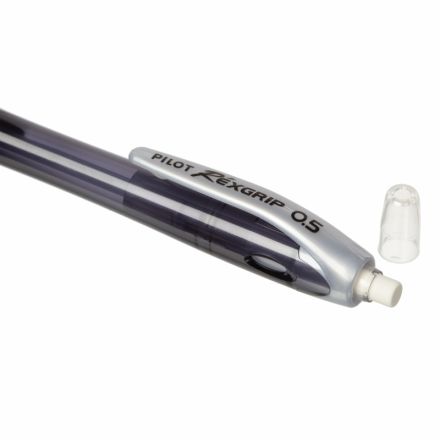 Карандаш механический Pilot H-105 Rex Grip 0.5 мм в черном корпусе с ластиком Карандаш механический Pilot H-105 Rex Grip 0.5 мм в черном корпусе с ластиком
