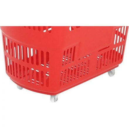 Корзина-тележка REK_Комус Мебель B35C.ECO.RD.BL 35л красн. с чер.руч Корзина-тележка REK_Комус Мебель B35C.ECO.RD.BL 35л красн. с чер.руч