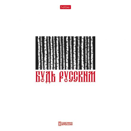 Тетрадь 48л А5ф клетка,скоба,мел.бум,ассорт,Приколы по-русски,096214