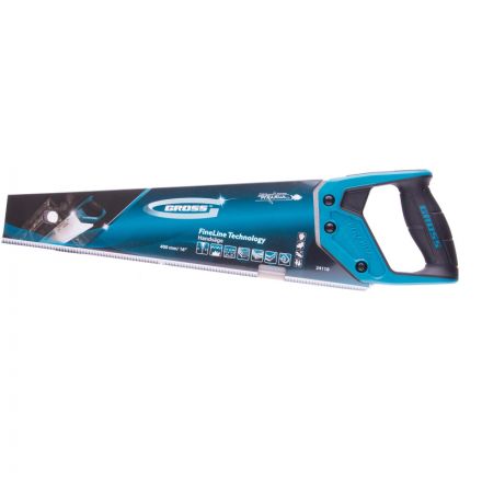 Ножовка по дереву GROSS PIRANHA, 400 мм, 11-12 TPI, зуб - 3D (24110) Ножовка по дереву GROSS PIRANHA, 400 мм, 11-12 TPI, зуб - 3D (24110)