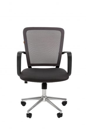 Офисное кресло Chairman 698 Россия  TW-04 серый хром new